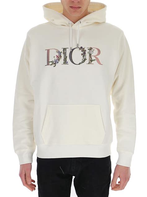 christian dior white hoodie mens